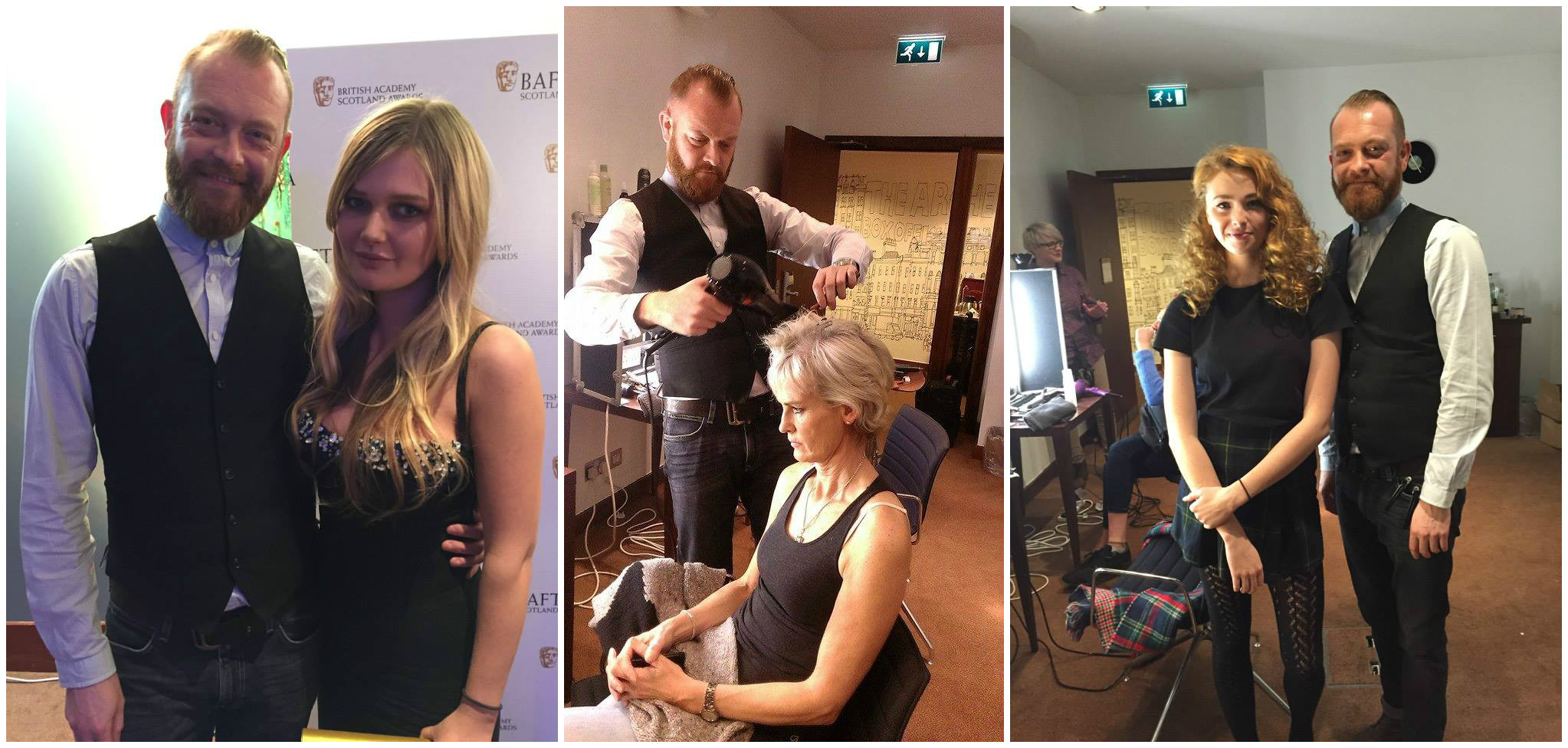 Westend Director Gary Carmichael working his magic at last years Scottish BAFTAs