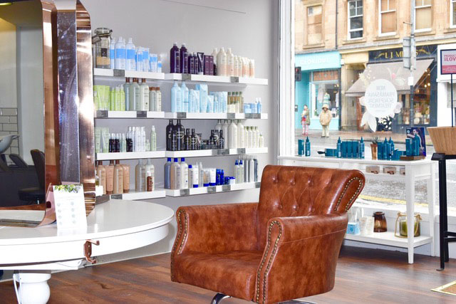 aveda salon Glasgow, westend hair