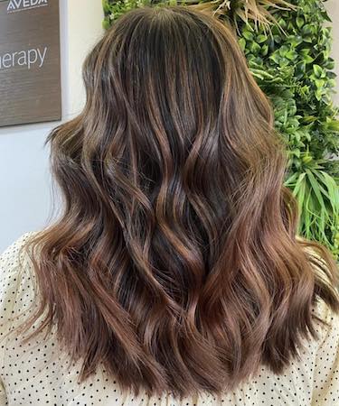 Balayage Hair ColoHair Salon Glasgow hidden hair colour, top Glasgow hair colour salon